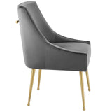 Discern Upholstered Performance Velvet Dining Chair by Lefancy