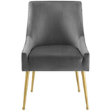 Discern Upholstered Performance Velvet Dining Chair by Lefancy