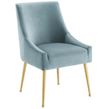 Discern Upholstered Performance Velvet Dining Chair by Lefancy