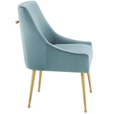 Discern Upholstered Performance Velvet Dining Chair by Lefancy