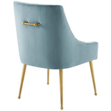 Discern Upholstered Performance Velvet Dining Chair by Lefancy