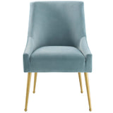 Discern Upholstered Performance Velvet Dining Chair by Lefancy