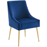 Discern Upholstered Performance Velvet Dining Chair by Lefancy