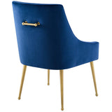 Discern Upholstered Performance Velvet Dining Chair by Lefancy