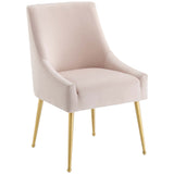 Discern Upholstered Performance Velvet Dining Chair by Lefancy