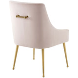 Discern Upholstered Performance Velvet Dining Chair by Lefancy