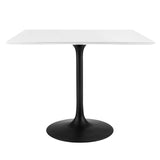 Lippa 36" Square Wood Top Dining Table by Lefancy