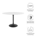 Lippa 48" Oval Dining Table by Lefancy