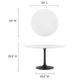 Lippa 54" Round Dining Table by Lefancy