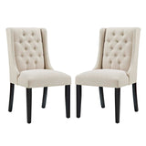 Baronet Fabric Dining Chair Set of 2 by Lefancy