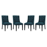 Baronet Fabric Dining Chair Set of 4 by Lefancy