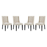 Baronet Fabric Dining Chair Set of 4 by Lefancy