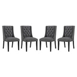 Baronet Fabric Dining Chair Set of 4 by Lefancy