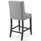 Baron Upholstered Fabric Counter Stool by Lefancy