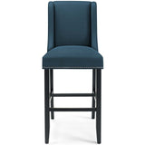 Baron Upholstered Fabric Bar Stool by Lefancy