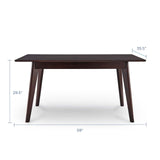 Oracle 59" Rectangle Dining Table by Lefancy