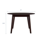 Vision 35" Round Dining Table by Lefancy