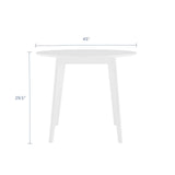 Vision 45" Round Dining Table by Lefancy