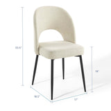 Rouse Upholstered Fabric Dining Side Chair by Lefancy