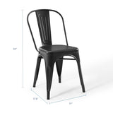 Promenade Bistro Dining Side Chair Set of 2 by Lefancy