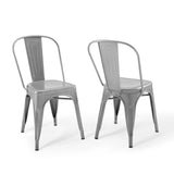 Promenade Bistro Dining Side Chair Set of 2 by Lefancy