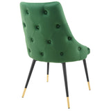 Adorn Tufted Performance Velvet Dining Side Chair by Lefancy