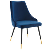 Adorn Tufted Performance Velvet Dining Side Chair by Lefancy