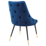 Adorn Tufted Performance Velvet Dining Side Chair by Lefancy