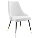 Adorn Tufted Performance Velvet Dining Side Chair by Lefancy