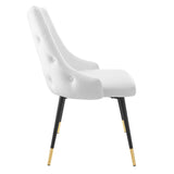 Adorn Tufted Performance Velvet Dining Side Chair by Lefancy