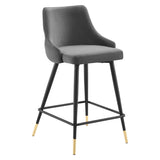 Adorn Performance Velvet Counter Stool by Lefancy