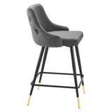 Adorn Performance Velvet Counter Stool by Lefancy