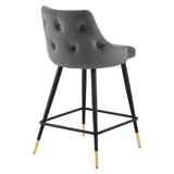 Adorn Performance Velvet Counter Stool by Lefancy