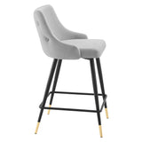 Adorn Performance Velvet Counter Stool by Lefancy