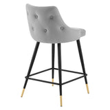 Adorn Performance Velvet Counter Stool by Lefancy