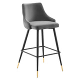 Adorn Performance Velvet Bar Stool by Lefancy