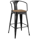 Promenade Bar Stool Set of 2 by Lefancy