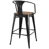 Promenade Bar Stool Set of 2 by Lefancy