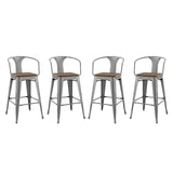 Promenade Bar Stool Set of 4 by Lefancy