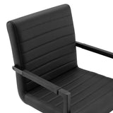 Savoy Vegan Leather Dining Chairs Set of 2 by Lefancy