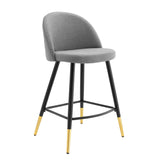 Cordial Fabric Counter Stools Set of 2 by Lefancy