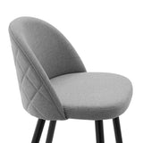 Cordial Fabric Counter Stools Set of 2 by Lefancy