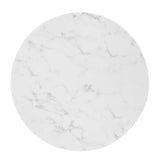 Verne 28" Artificial Marble Dining Table by Lefancy