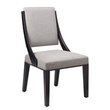 Cambridge Upholstered Fabric Dining Chairs Set of 2 by Lefancy