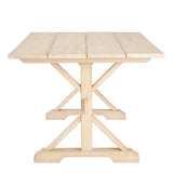 Windchime 71" Wood Dining Table by Lefancy