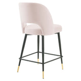 Rouse Performance Velvet Counter Stool by Lefancy