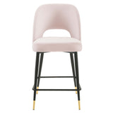 Rouse Performance Velvet Counter Stool by Lefancy