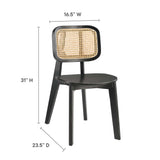 Habitat Wood Dining Side Chair by Lefancy