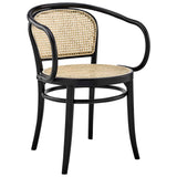 Oliana Wood Dining Armchair by Lefancy