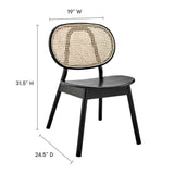 Malina Wood Dining Side Chair by Lefancy